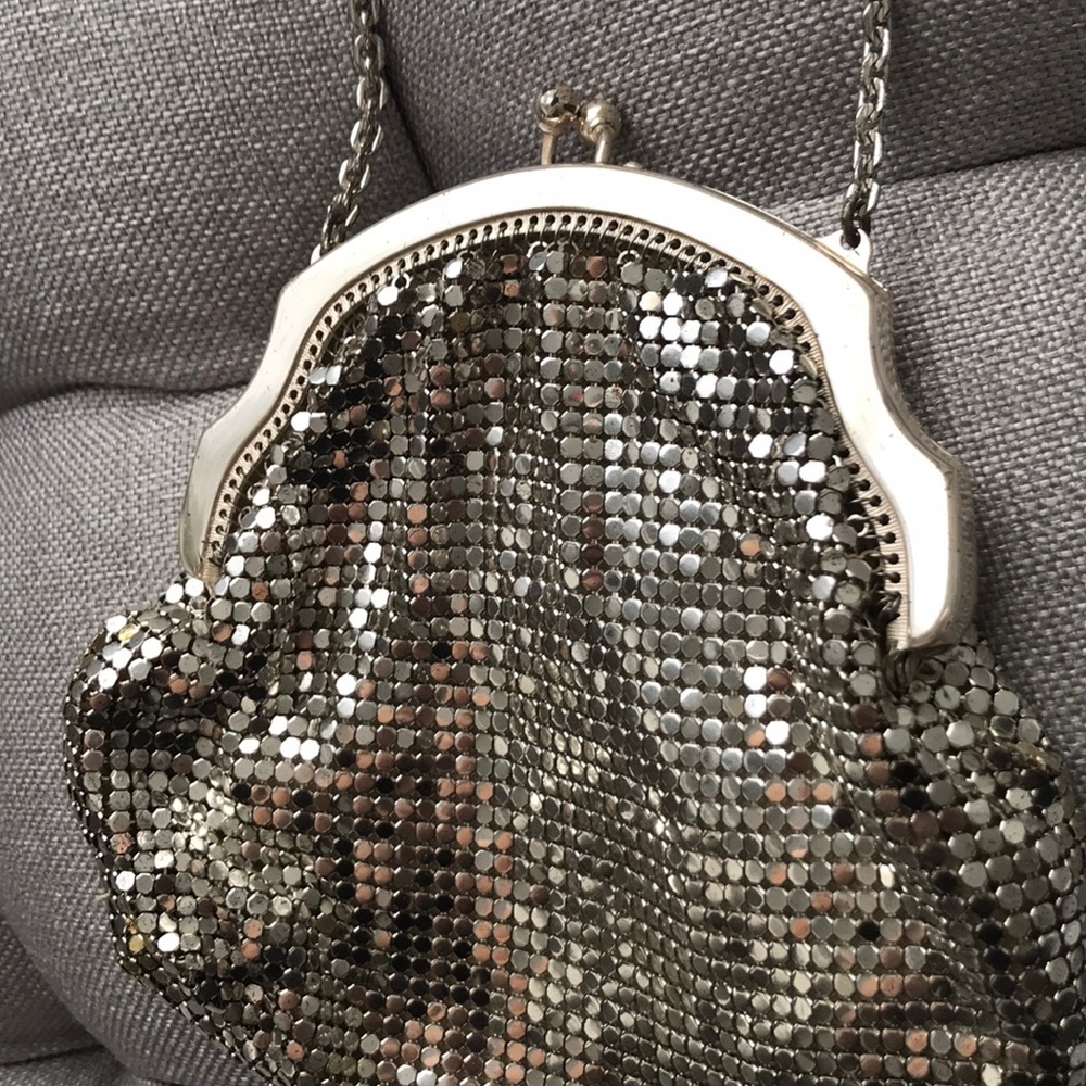 Whiting & Davis Mini Vintage Mesh Chainmail Link Bag - Picture 2 of 5